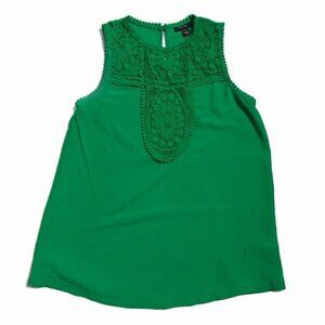 Halogen - Bright Green Sleeveless Top - XS